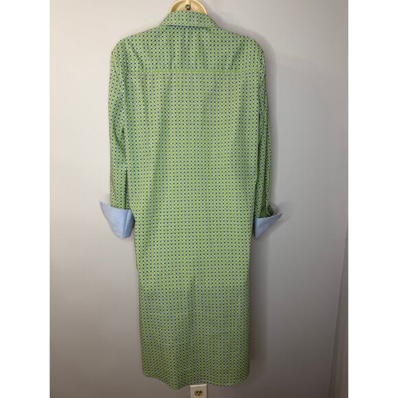J. Mclaughlin Cagney Dress Navy/Green Turnberry Women's S Preppy New - Picture 7 of 13